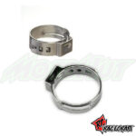 Race Craft Stainless Steel Fuel Line Clamps (2 Pack)